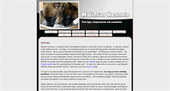 Desktop Screenshot of malingerkennels.com